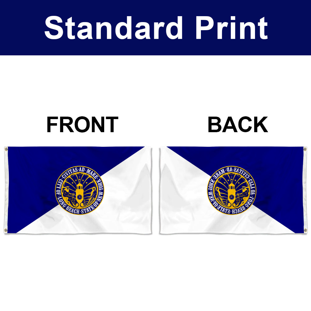 Fyon Long Beach, New York Flag Banner
