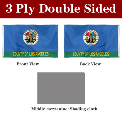 Fyon Los Angeles County Flag Banner