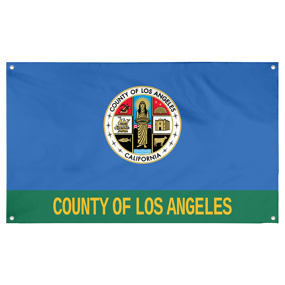 Fyon Los Angeles County Flag Banner