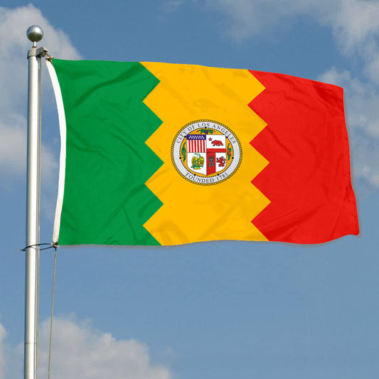 Fyon Los Angeles, California Flag Banner