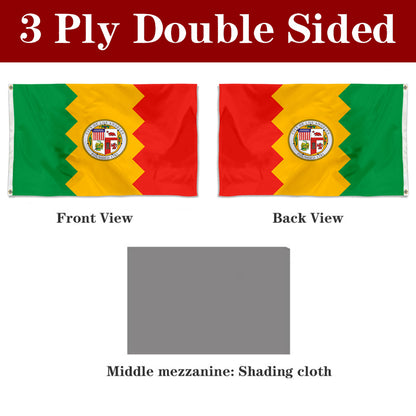 Fyon Los Angeles, California Flag Banner