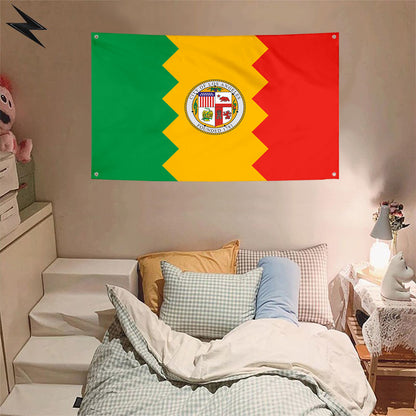 Fyon Los Angeles, California Flag Banner