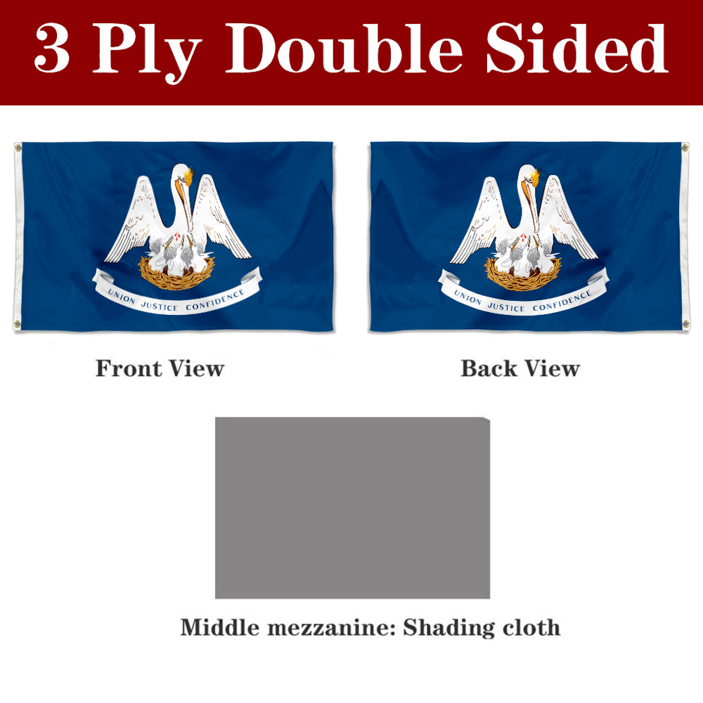 Fyon Louisiana Flag Banner