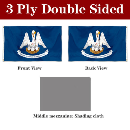 Fyon Louisiana Flag Banner