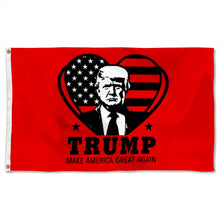 Fyon Love Trump Flag Banner Trump Make America Great Again Flags  Indoor and Outdoor Banner