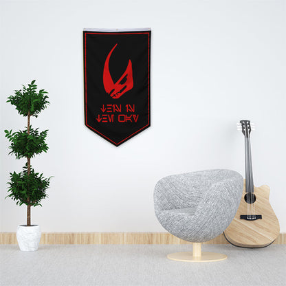 MUDHORN SIGNET Mandalorian Flag Banner