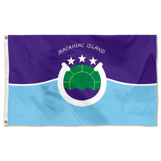 Fyon Mackinac Island, Michigan Flag Banner