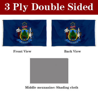 Fyon Maine Flag Banner