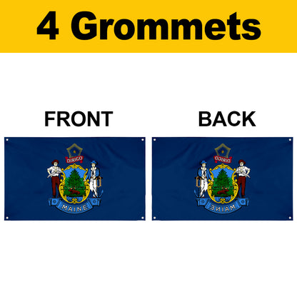 Fyon Maine Flag Banner