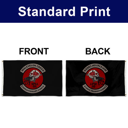 Fyon Double-sided Malevelon Creek Expeditionary Forces Flag (Spill Oil)