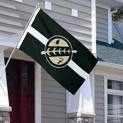 Fyon Mandalorian Crest Flag  Indoor and outdoor banner