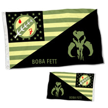 Fyon Double-sided Mandalorian Flag Flags Banner