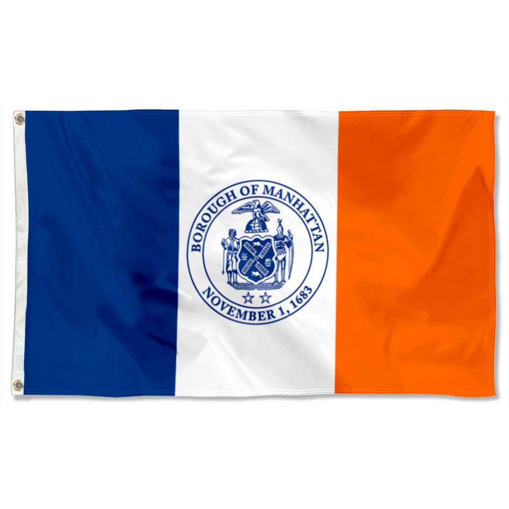 Fyon Manhattan New York County Flag Banner