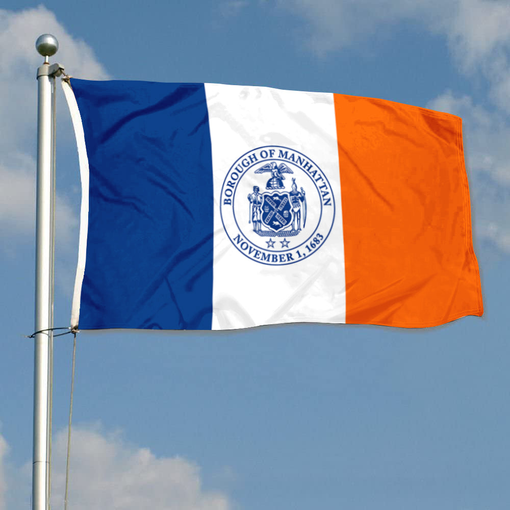 Fyon Manhattan New York County Flag Banner