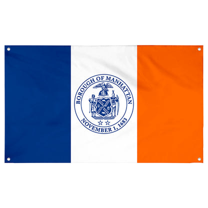 Fyon Manhattan New York County Flag Banner