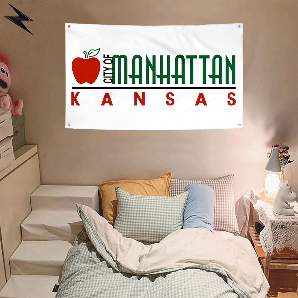 Fyon Manhattan, Kansas (2009–2019)  Flag Banner