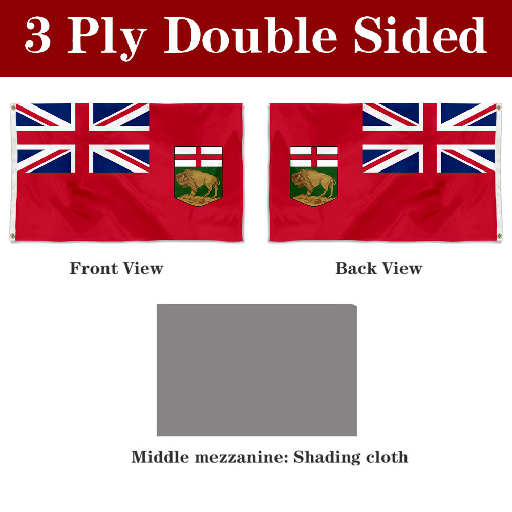 Fyon Manitoba Flag Banner