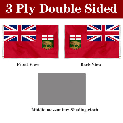 Fyon Manitoba Flag Banner