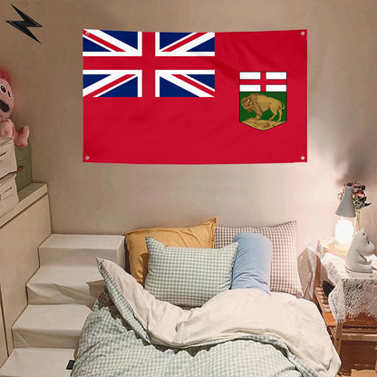 Fyon Manitoba Flag Banner