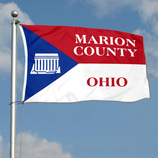 Fyon Marion County, Ohio Flag Banner