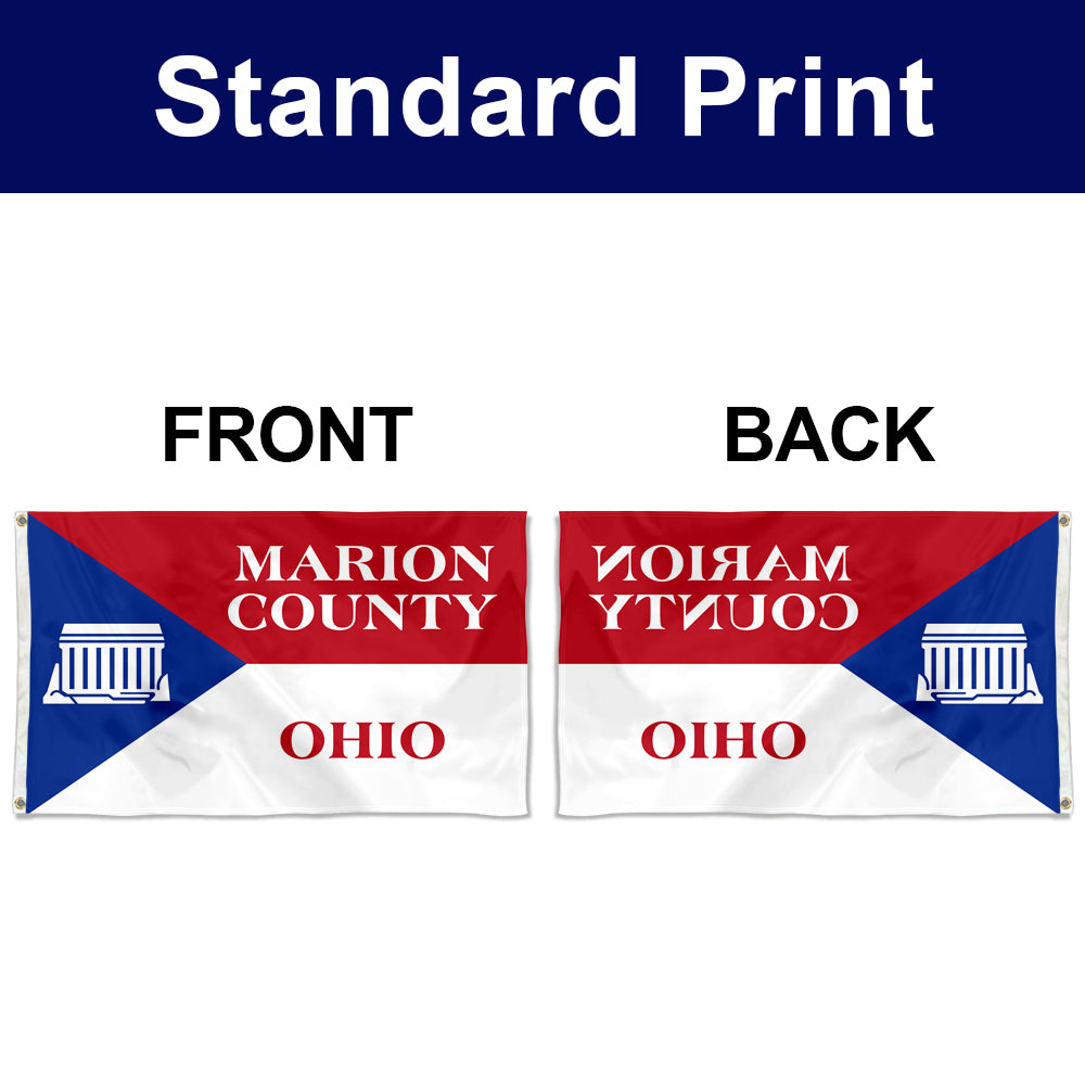 Fyon Marion County, Ohio Flag Banner