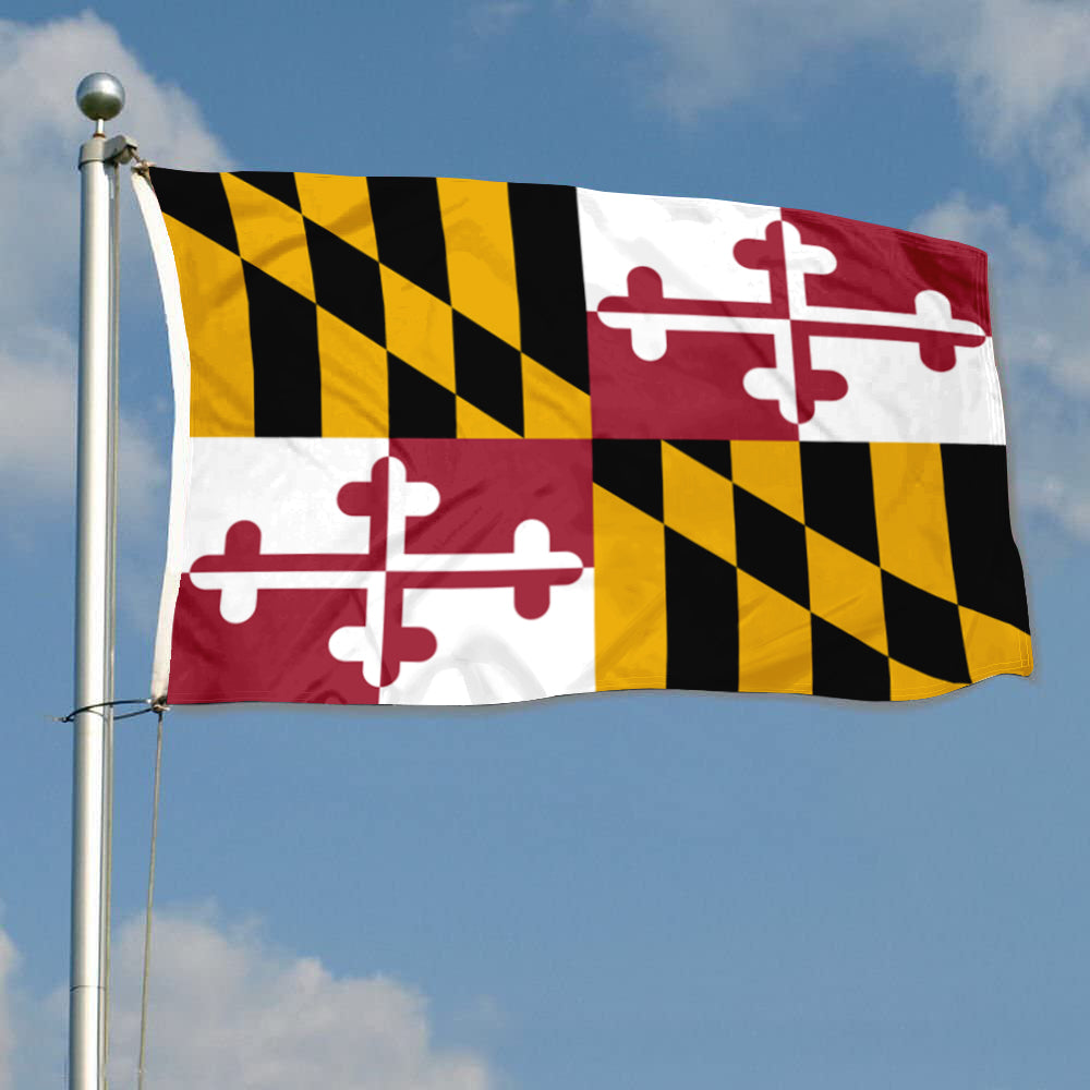 Fyon Maryland Flag Banner