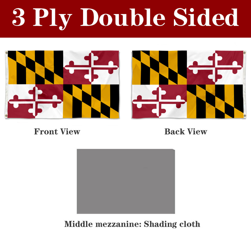 Fyon Maryland Flag Banner