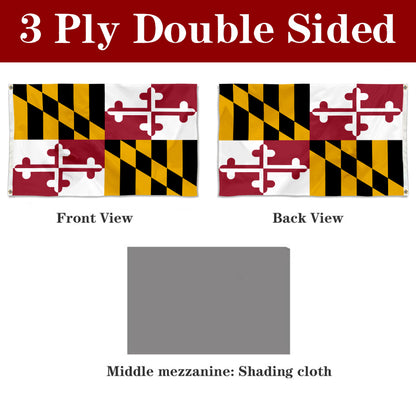 Fyon Maryland Flag Banner