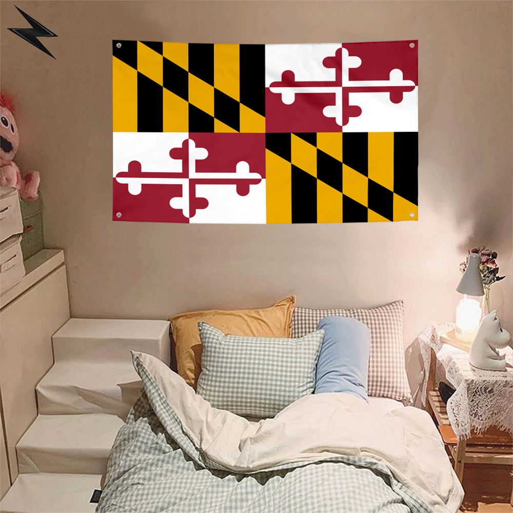 Fyon Maryland Flag Banner