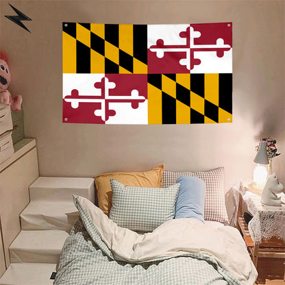Fyon Maryland Flag Banner