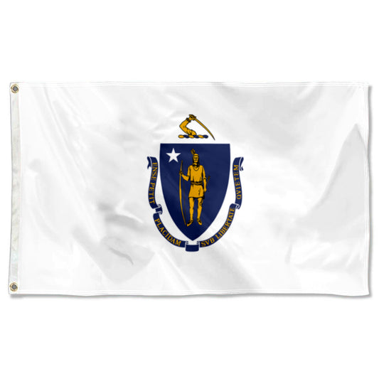 Fyon Massachusetts Flag Banner