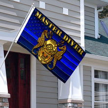 Fyon Master Diver Flag  indoor and outdoor Banner