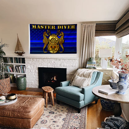 Fyon Master Diver Flag  indoor and outdoor Banner
