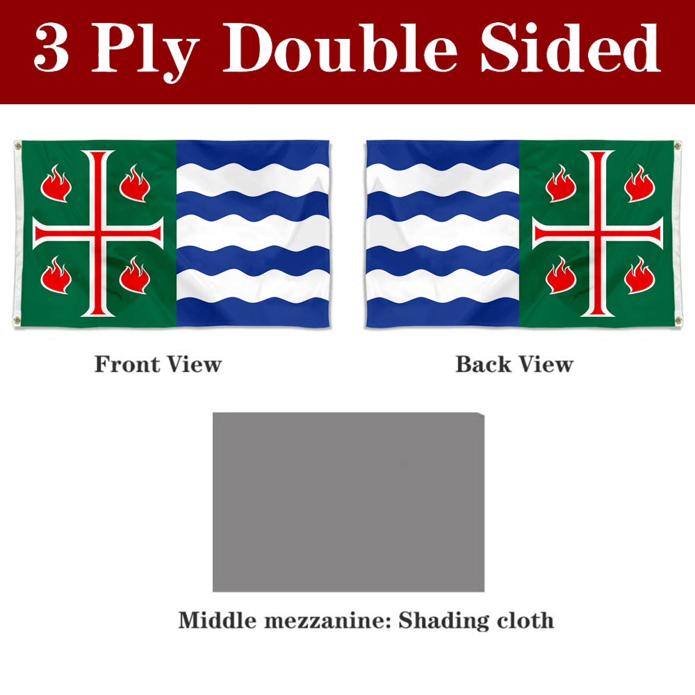 Fyon Mayaguez, Puerto Rico Flag Banner