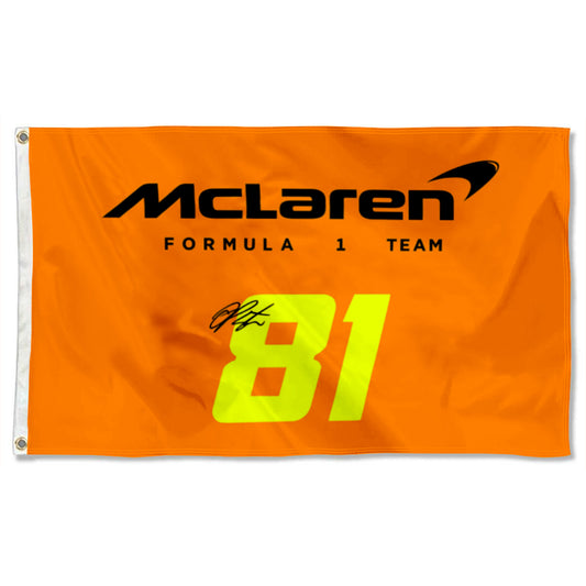 Fyon Mclaren #81 Formula 1 Team Flag Banner
