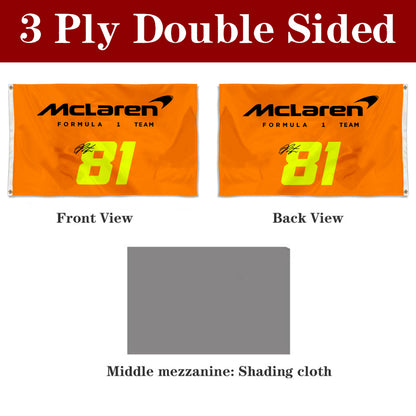 Fyon Mclaren #81 Formula 1 Team Flag Banner