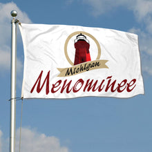 Fyon Double-sided Menominee, Michigan Flag Banner