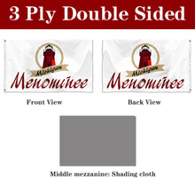 Fyon Double-sided Menominee, Michigan Flag Banner