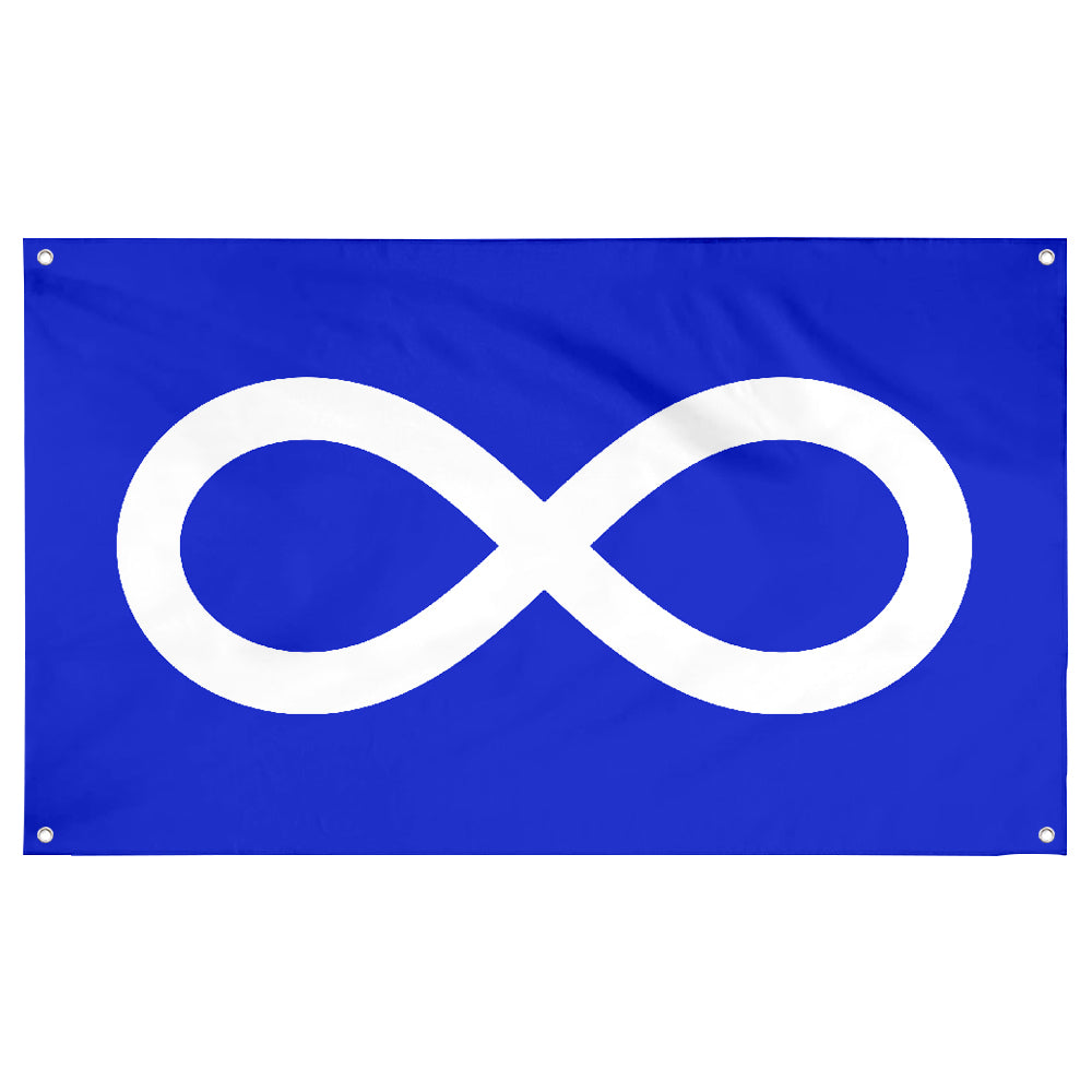 Fyon Metis Blue Flag Banner