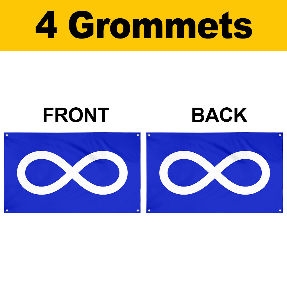 Fyon Metis Blue Flag Banner