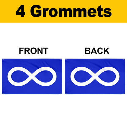 Fyon Metis Blue Flag Banner