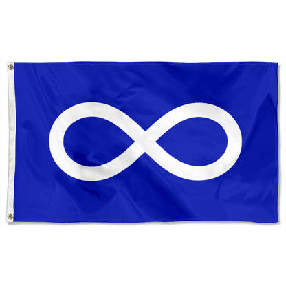 Metis Blue flag Indoor and outdoor banner