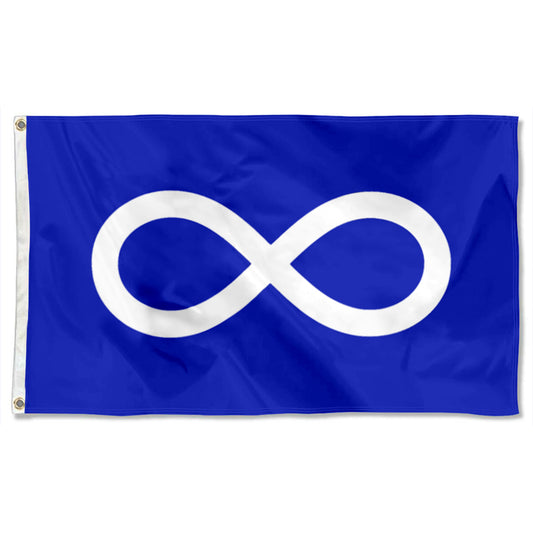 Metis Blue flag Indoor and outdoor banner