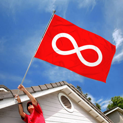 Metis Red Flag Indoor and outdoor banner