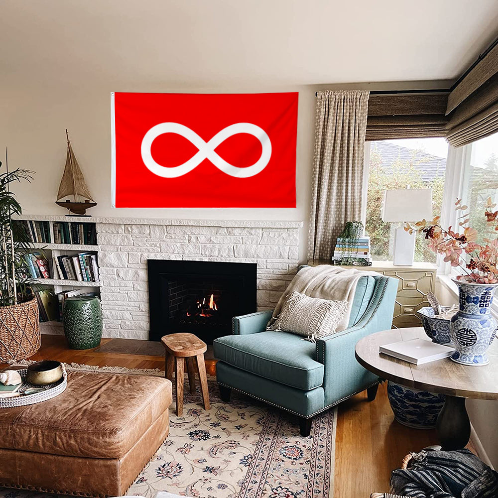 Metis Red Flag Indoor and outdoor banner