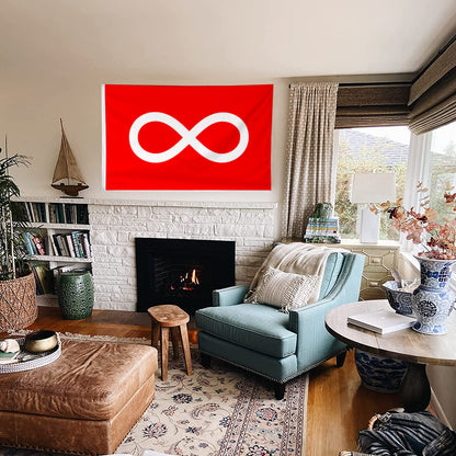 Metis Red Flag Indoor and outdoor banner