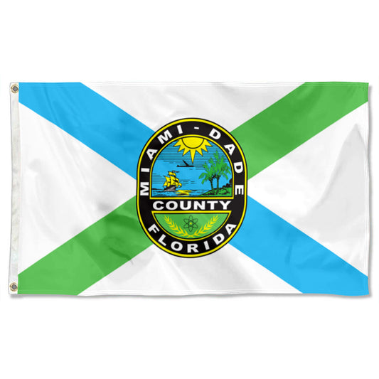 Fyon Miami-Dade County Flag Banner