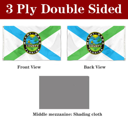 Fyon Miami-Dade County Flag Banner