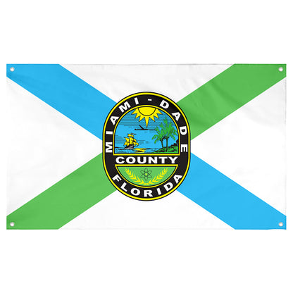 Fyon Miami-Dade County Flag Banner