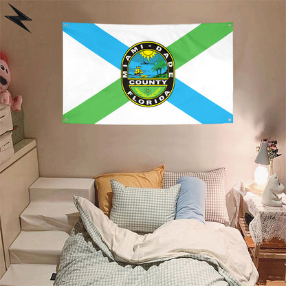 Fyon Miami-Dade County Flag Banner